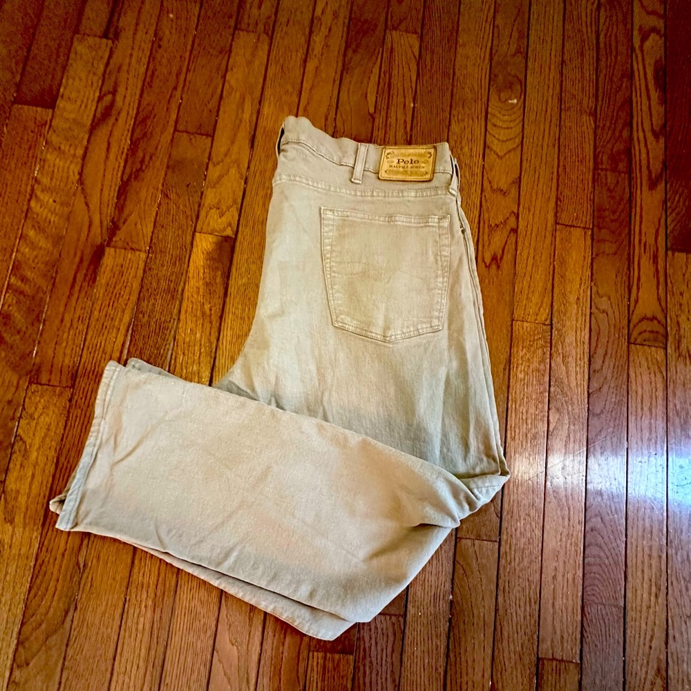 Polo Ralph Lauren Slim Straight, Khaki Pants Size 30X40